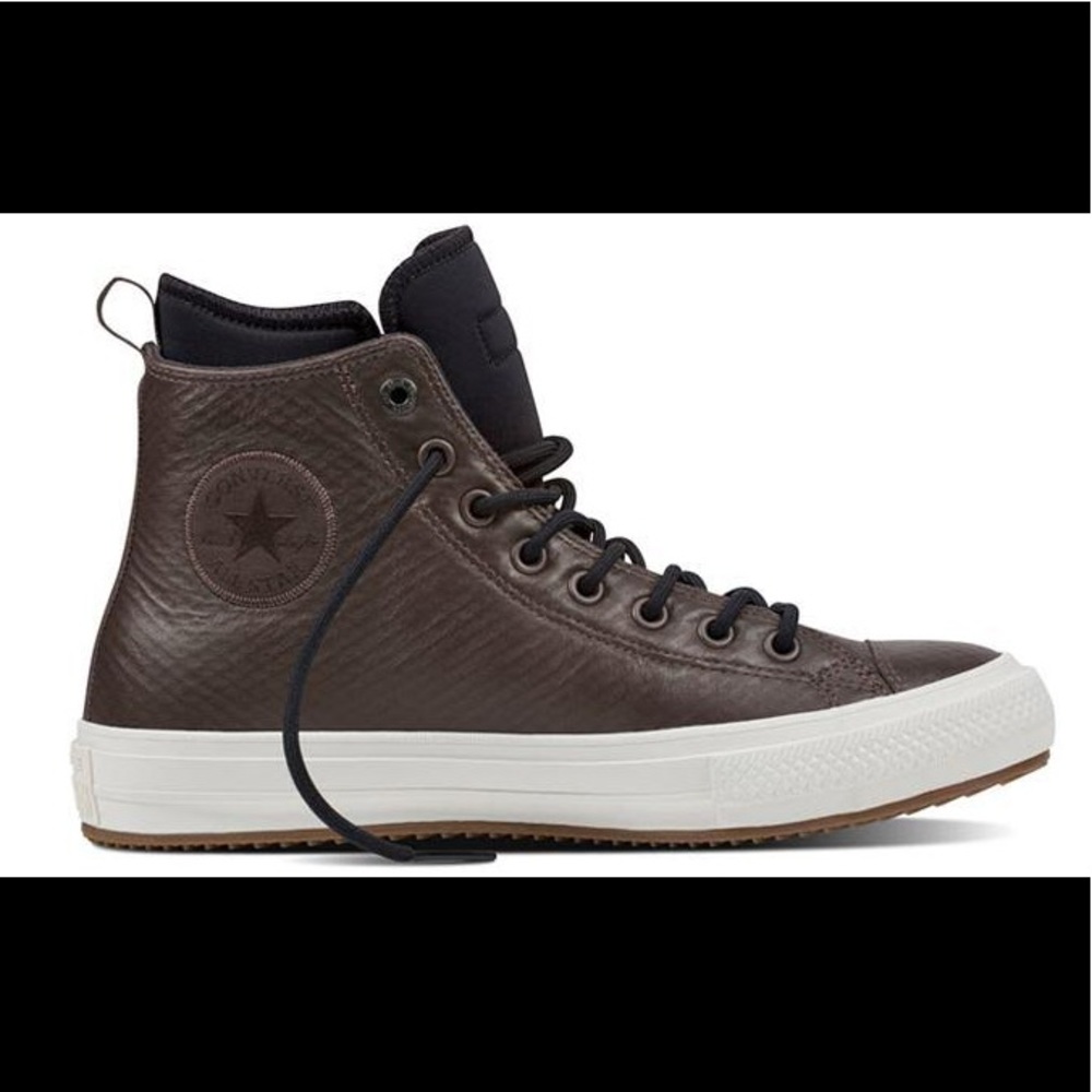 Converse Chuck Waterproof Brown Rubber High-Top Sneaker Shoes Rare